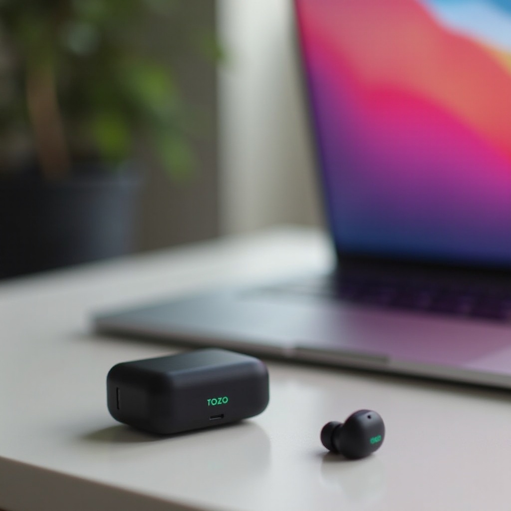 comment connecter des écouteurs Tozo à un ordinateur portable