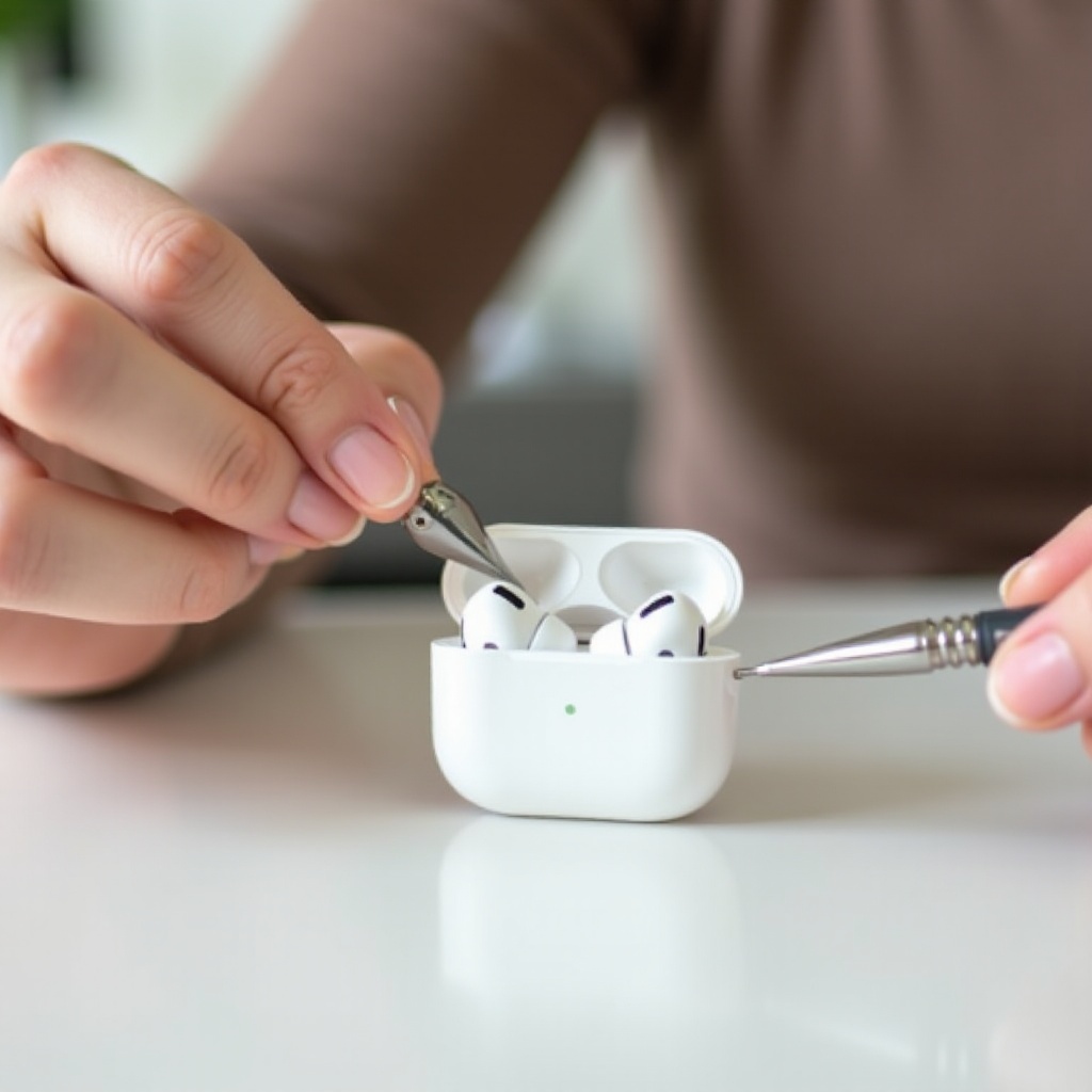 comment retirer le cérumen de la grille des AirPods